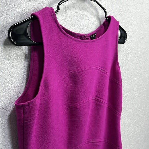 Ann Taylor Women’s Vibrant Purple Mini Dress Sz 2 Sleeveless Career Business - Picture 7 of 9